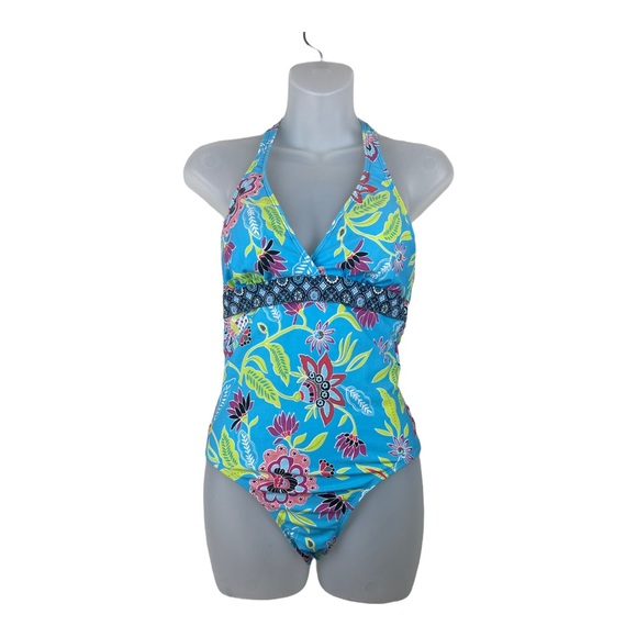 N for Next One Piece Floral Swimsuit Sz 34 B/C - Picture 1 of 5